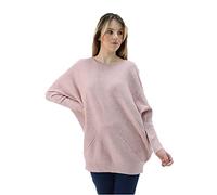 Zaif & Hari Ladies Italian Knitted Oversized Batwing Plait Back Jumper Women Angora Wool Top Plus Size