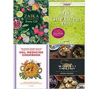 Zaika [Hardcover], Lose Weight Fast The Slow Cooker Spice-Guy Curry Diet Recipe Book, Dal Medicine Cookbook, Mowgli Street Food [Hardcover] 4 Books Collection Set