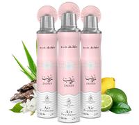 Zaineb Arabian Air Freshener - Pack of 3 x 300ml Odour Eliminator Aerosol Room Spray - Long Lasting Oud, Blossom & Floral Fresh Scent for Home and Car