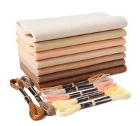 ZAIONE Soft Felt Fabric Sheets: 7Pcs 20x90cm Skin Tones Assorted Felt Sheets for DIY Mother's Day Crafts