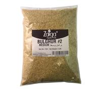 Zaiqa Bulgur Wheat #2 | Easy to Prepare, Delicious to Taste, 100% Whole Durum Wheat | Good for Nutritious Quick Side Dishes, Pilafs & Soups | Healthy Alternative - 2 LBS (No. 2 - Medium Grain)