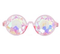 ZAIQUN Kaleidoscope Rainbow Women Men Rave Glasses Sunglasses Glasses