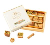 Zaitoune Cashew & Pistachio Baklava Selection Box - 100 g | Traditional Luxury Pastry | Arabic Dessert with Authentic Flavours in Beautiful Packaging | Handmade in Turkey