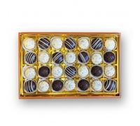 Zaitoune Mixed Chocolate & Nescafe Royal Petit Fours - 350 g | Assorted Luxury Chocolate Covered Biscuit Selection | Authentic Arabic Cookies in a Beautiful Gift Box | Great Sharing Present