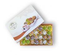 Zaitoune Mixed Chocolate & Pistachio Royal Petit Fours - 350 g | Assorted Gourmet Chocolate Covered Biscuit Selection | Authentic Arabic Cookies in a Beautiful Gift Box | Great Sharing Present