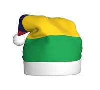 Zaixiansj Flag of Mauritius Print Adult Christmas Hat Santa Hat, Costume Headwear Christmas Party & Costume Accessory