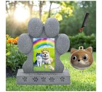 ZaiZaiSMao Dog Shadow Box Memorial and Pet Hair Keepsake, Dog Frames for Pictures Memorial with Photo Frame Slot and Pet Hair Collector Memorial Gifts for Dog Lovers