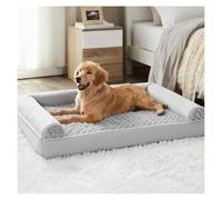 ZaiZaiSMao Great Dane Dog Bed Egg-Crate Memory Foam, Dog Beds for Medium Dogs Removable Washable Cover and Non-Slip Bottom, Washable Dog Bed,XXL（120 * 90 * 20cm）