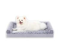 ZaiZaiSMao Great Dane Dog Bed Egg-Crate Memory Foam, Large Dog Beds Removable Washable Cover, Waterproof Lining, Kennel Pad,L（75 * 50 * 15cm）