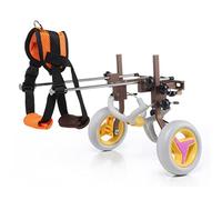 ZAJ Pet Wheelchair Adjustable Lightweight Hind Legs Rehabilitation Dog Wheelchair for Disabled Dog Old Dog Cat Walking Assisted