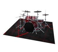 ZAJENKUB 180 x 140 cm Professional Drum Mat Rug, Non-Slip Drum Carpet, Soundproof Blanket for Electronic Drum Kits Bass Drum Snare and Other Musical Instrument