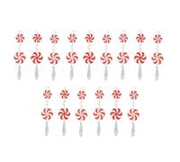 Zajop Christmas Cone Candy Decorations Seasonal Candy Cane Cone Tree Trimming Hanging Decoration For Gifting Christmas Celebration Essential