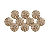 Zajop Elegant Christmas Baubles 10Pieces Set Of Shatterproof Glittering Sequins Pendant Ornaments Festival Tree Hanging Decors Shatterproof Baubles