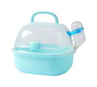 Zajop Hamster Carrying Case Small Animal Travel Cage Pet Friendly Cage For Owners Fashion Travel Home