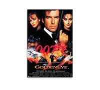 ZAJSGPUR Classic Spy Movies Goldeneye Vintage Poster Decorative Canvas Poster Wall Art Decor Living Modern Family Bedroom Decoration Poster 20x30inch(50x75cm) Unframe-style