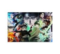 ZAJSGPUR Japan Anime Black Clover Asta And Yuno Poster Decorative Canvas Poster Wall Art Decor Living Modern Family Bedroom Decoration Poster 08x12inch(20x30cm) Unframe-style