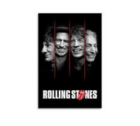 ZAJSGPUR Rock Bands Rolling Stones Poster Decorative Painting Canvas Wall Posters And Art Picture Print Modern Family Bedroom Decor Posters 12x18inch(30x45cm)