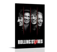 ZAJSGPUR Rock Bands Rolling Stones Poster Decorative Painting Canvas Wall Posters And Art Picture Print Modern Family Bedroom Decor Posters 16x24inch(40x60cm)