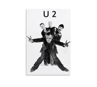 ZAJSGPUR Rock Bands U2 Members Show Poster Decorative Painting Canvas Wall Posters And Art Picture Print Modern Family Bedroom Decor Posters 12x18inch(30x45cm)