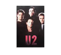 ZAJSGPUR Rock Legend U2 Vintage Poster Decorative Painting Canvas Wall Posters And Art Picture Print Modern Family Bedroom Decor Posters 12x18inch(30x45cm)