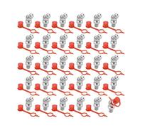 ZAJYZZF 5-30 Set M6 Iron Zinc Hydraulic Grease Nipple Fittings Straight/45/90 Degree Angle Grease Nipple Fittings(30pcs 45 Degree)