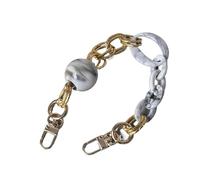 ZAJYZZF Handbag Chain 31cm Woman Bag Accessory White Green Candy Acrylic Resin Parts Cute Handcrafted Wristband Women Replacement Bag Handle Circlet Bag Chain (Color : Pink)(White)