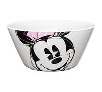 Zak! Designs Cereal Bowl with Minnie Mouse Graphics, Break-Resistant and BPA-Free Melamine, 6" Diameter