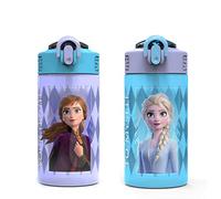 Zak Designs Disney Frozen 2 Piece Plastic Water Bottle Set (2 Pack)