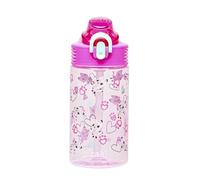Zak Designs Sage DreamWorks Gabby's Dollhouse Kids Water Bottle For School or Travel, 16oz Durable Plastic Water Bottle With Straw, Handle, and Leak-Proof, Pop-Up Spout Cover (Pandy Paws)