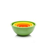 Zak Designs Set of 4 Colorways Small Nested Bowls, Assorted Citrus
