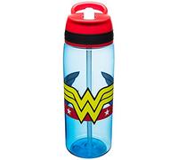 Zak Designs WWNA-P282-D-AMZ DC Comics Water Bottles, Plastic, Wonder Woman