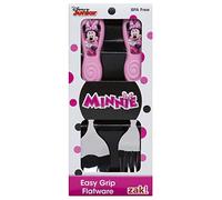 Zak Disney Junior Easy Grip Flatware - Minnie Mouse - Spoon and Fork