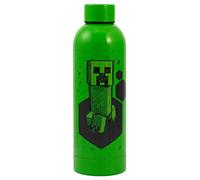 Zak Minecraft Stainless Steel Creeper Water Bottle - 700ml