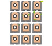 ZaKaBox 12 Pack Dust Bags for Eufy X10 Pro Omni, X8 Pro Robot Vacuum, Replacement Dust Bags Accessories for Eufy