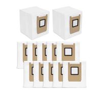 ZaKaBox 12 Pack Vacuum Bags for Eufy E28 Omni Robot Vacuum Cleaner, Replacement Dust Bags for Eufy, 3L