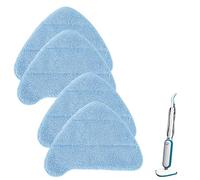 ZaKaBox 4 Pack Replacement Steam Mop Pads for Russell Hobbs Steam Mop RHSM1001-G, Cleaning Accessory for Russell Hobbs Floor Steamer(Includes Laundry Bag)