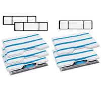 ZaKaBox 5 Refills for Shark VacMop Pads, Reusable Refills for Shark Vacmop Replacement Pads, 5 Vac Mop pads with 2 Upgraded Dirt Chamber + 3 Filters, Compatible with VM200UK, VM200UKPL, and VM200UKGN