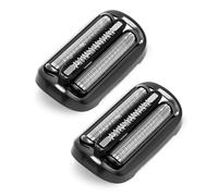 ZaKaBox 53B Replacement Shaver Head Compatible with Braun Series 5 & 6, Black, Compatible with 5020cs 5018s 5049cs 6020s 6075cc, 2 Pack for Braun S5 Shaver Head Alternative