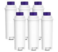 ZaKaBox Coffee Filter, Replacement for DeLonghi Water Filter DLSC002, ECAM, Eletta, Dinamica, Magnifica, ETAM Autentica and Different Model of Esam, Pack of 6