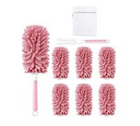 ZaKaBox Dust Magnet Duster Refill Pack Compatible with Swiffer Duster, Reusable, Compatible with Swiffer Duster Refill Cloths, Pack of 6