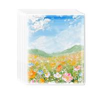 ZaKaBox Gel Printing Plate 8” X 10”, Reusable Gel Plate Printing Starter Kit for Monoprinting, Printmaking, and Mixed Media Art, Printmaking Supplies, Ideal for Home and Classroom Crafts, 1 pc