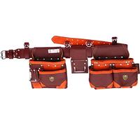 Zakco PRO-20. Genuine Grain Leather Professional Carpenters Tool Belt, Construction Tool Rig, Leather Tool Belt & Pouches, Framer’s Tool Rig, Roofer’s, Drywaller’s Tool Belt