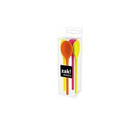 zakdesigns "Hot Pop - Happy Spoon, Multi-Colour, 14 cm, 4-Piece