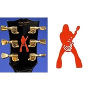 Zakk Wylde Figure Guitar Sticker Vinyl From Headstock Guitar & Bass (Orange)