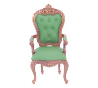 Zakka Chair Miniature Display for 1: 12 Scale Dollhouses, Perfect for Role Play and Display Realistic Vintage Furniture Living Room Furniture Chair