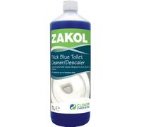 Zakol Professional Thick Blue Toilet Cleaner and Descaler, Limescale and Stain Remover, Christeyns Clover (12 x 1 Ltr)