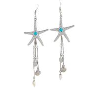 ZaKoonaC Marine Elements Shell Drop Earrings, Beach Style for Vacation Outfits and Summer Parties