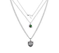 Zaky The Vampire Jewelry Sets Elena Necklace Gilbert Opening Vervain Locket Pendant Necklace Family Crest Damon's Ring (D)