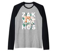 Zakynthos Floral Design Zakynthos Greece Flower Design Raglan Baseball Tee