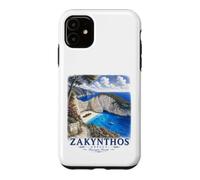 Zakynthos Navagio Beach Greece Vintage Travel Case for iPhone 11